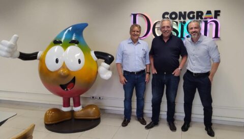 Presidente da Congraf recebe representantes da Ibema